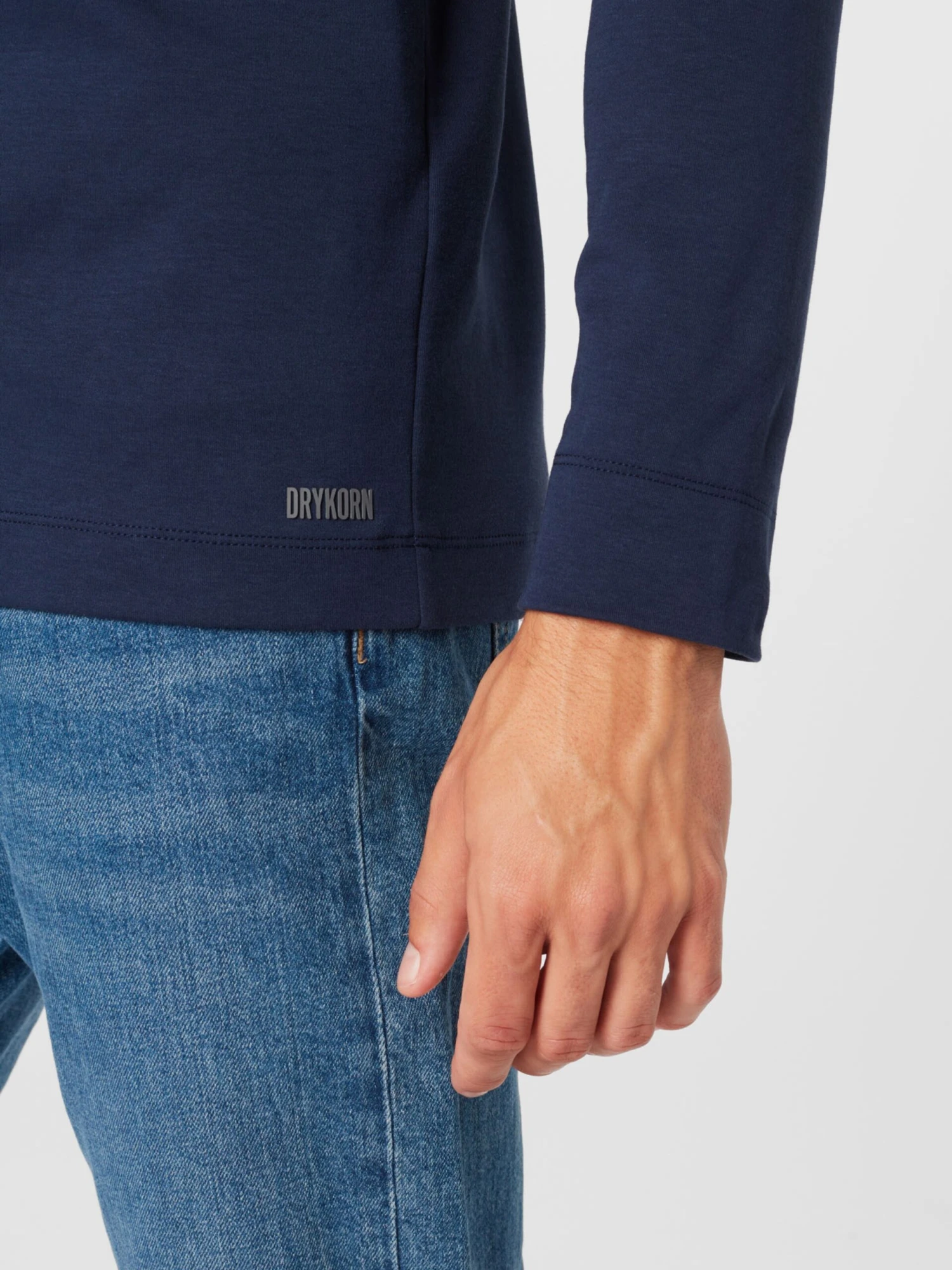 DRYKORN Longsleeves Regular Fit Shirt Moritz Heren Navy 2 DRYKORN Longsleeves Regular Fit Shirt Moritz Heren Navy - Afbeelding 2