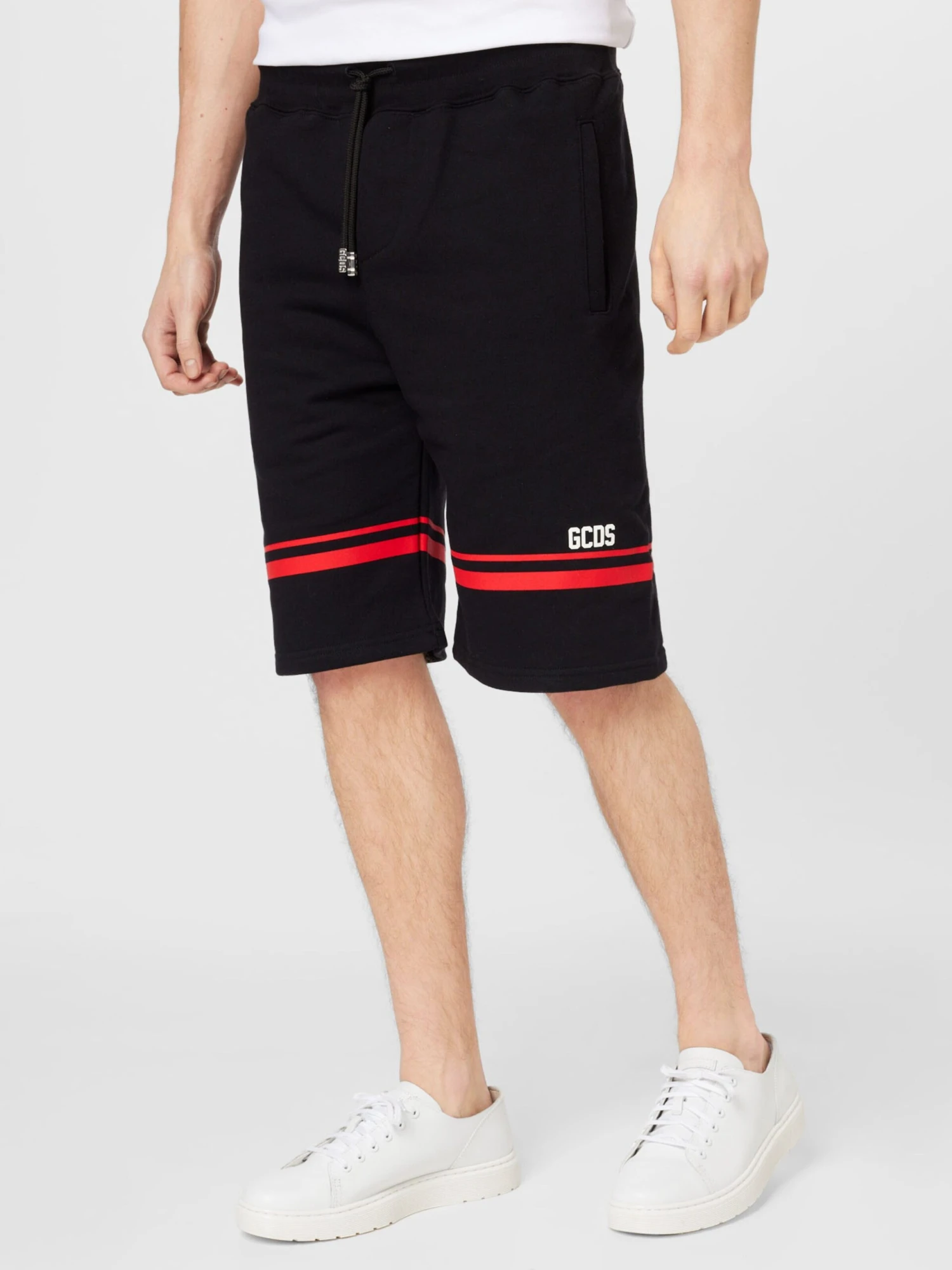 GCDS Sweat Shorts Loosefit Broek Heren Zwart 3 GCDS Sweat Shorts Loosefit Broek Heren Zwart - Afbeelding 3