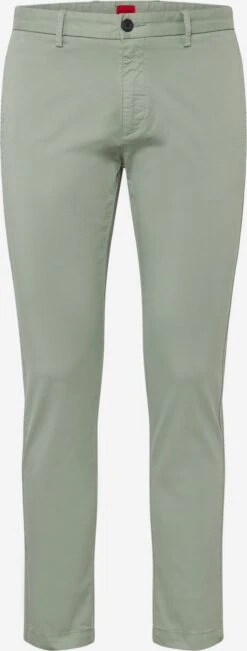 Hugo Pantalons Slimfit Broek David Heren Lichtgroen