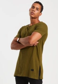 T-shirts Shirt Heren Kaki -Herenkleding Winkel 37c56114176f2c1d96ca7b157a125a98