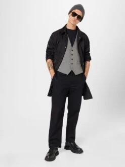 Gilets Gilet Heren Grijs -Herenkleding Winkel 3cc2ec8a1ff43f0119583bf2337c7fb2