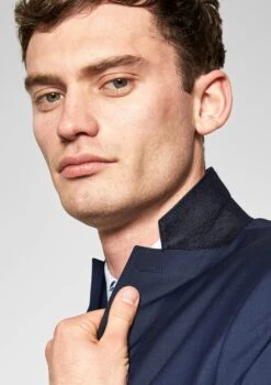 S.Oliver BLACK LABEL Colberts Slim Fit Business-colbert Cesano Heren Navy -Herenkleding Winkel 3cc8885ac4b5dab95edf08c3a2728a86