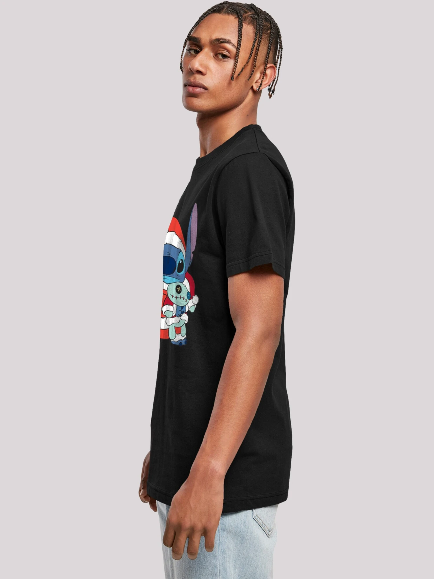 F4NT4STIC T-shirts Shirt Disney Lilo & Stitch Heren Zwart 7 F4NT4STIC T-shirts Shirt Disney Lilo & Stitch Heren Zwart - Afbeelding 7