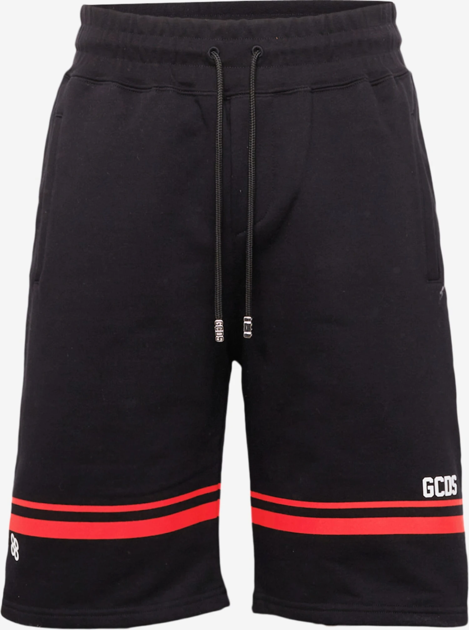 GCDS Sweat Shorts Loosefit Broek Heren Zwart 1 GCDS Sweat Shorts Loosefit Broek Heren Zwart