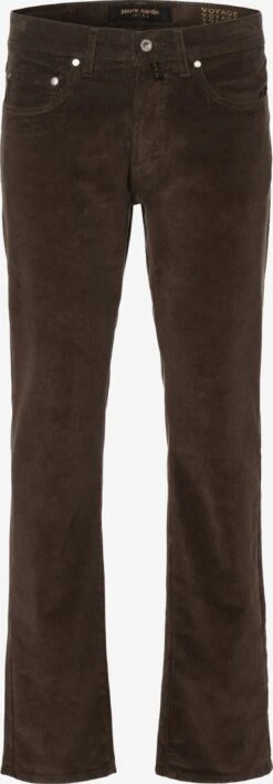 Pierre Cardin Pantalons Regular Broek Lyon Heren Donkerbruin