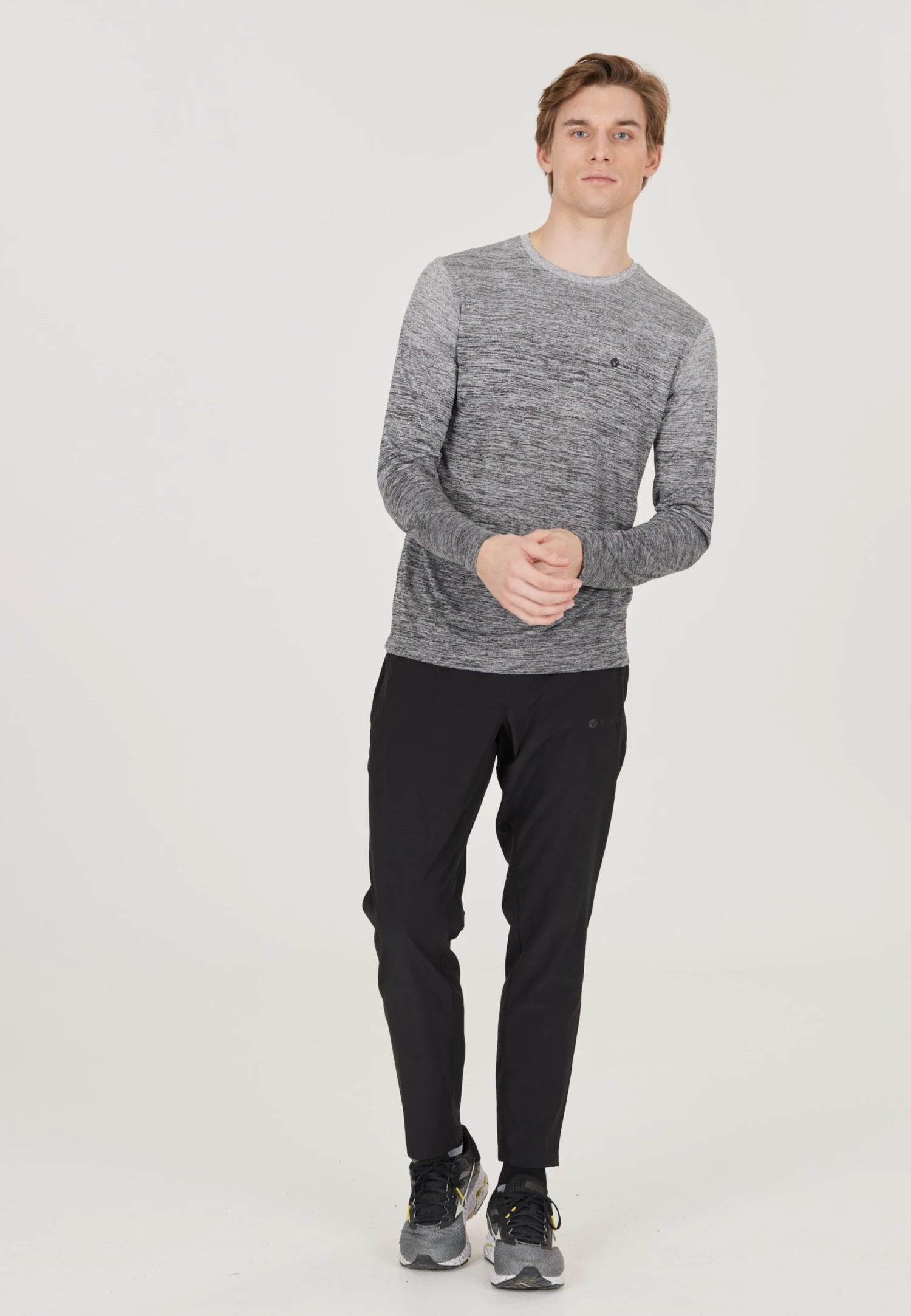 Virtus Longsleeves Shirt Obelia Heren Zwart 4 Virtus Longsleeves Shirt Obelia Heren Zwart - Afbeelding 4