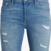 Jack & Jones Denim Shorts Slimfit Jeans RICK Heren Blauw