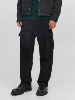 Jack & Jones Cargobroeken Loosefit Cargobroek Alex SBD 312 Heren Zwart -Herenkleding Winkel 431cd359be4e2414a985703885cbe97f