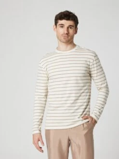 Longsleeves Shirt Bendix Heren Sand / Lichtbeige -Herenkleding Winkel 44469f25c0ab7ac209614705f8a8d18d