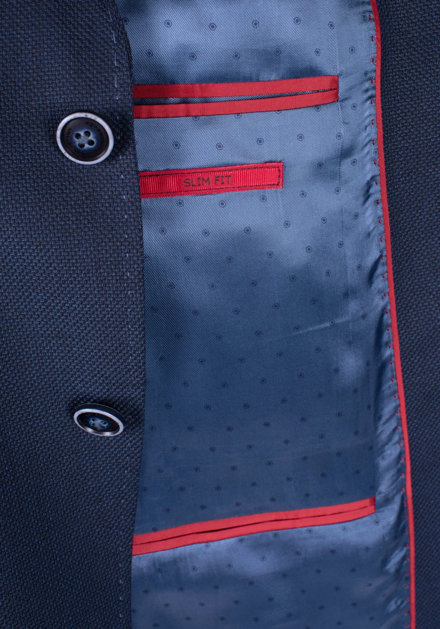 ROY ROBSON Blazers Slim Fit Colbert Heren Navy 2 ROY ROBSON Blazers Slim Fit Colbert Heren Navy - Afbeelding 2