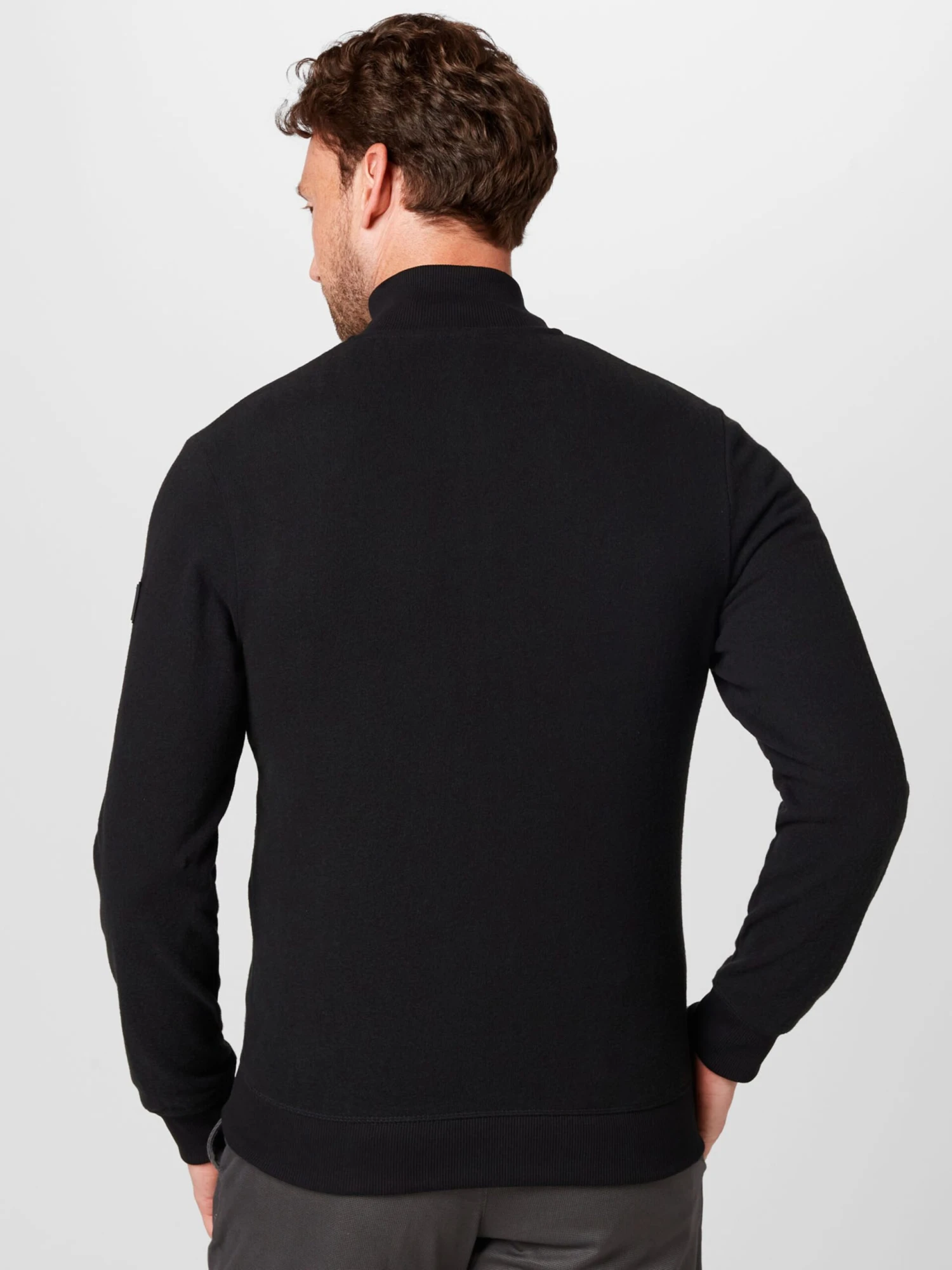 Joop Jeans Sweatvesten Sweatvest Amelios Heren Zwart 4 Joop Jeans Sweatvesten Sweatvest Amelios Heren Zwart - Afbeelding 4