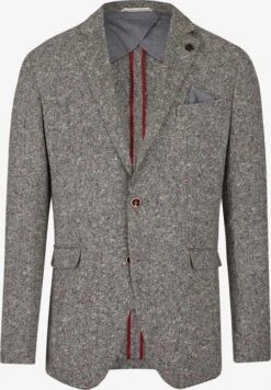 Colberts Regular Fit Business-colbert Heren Grafiet