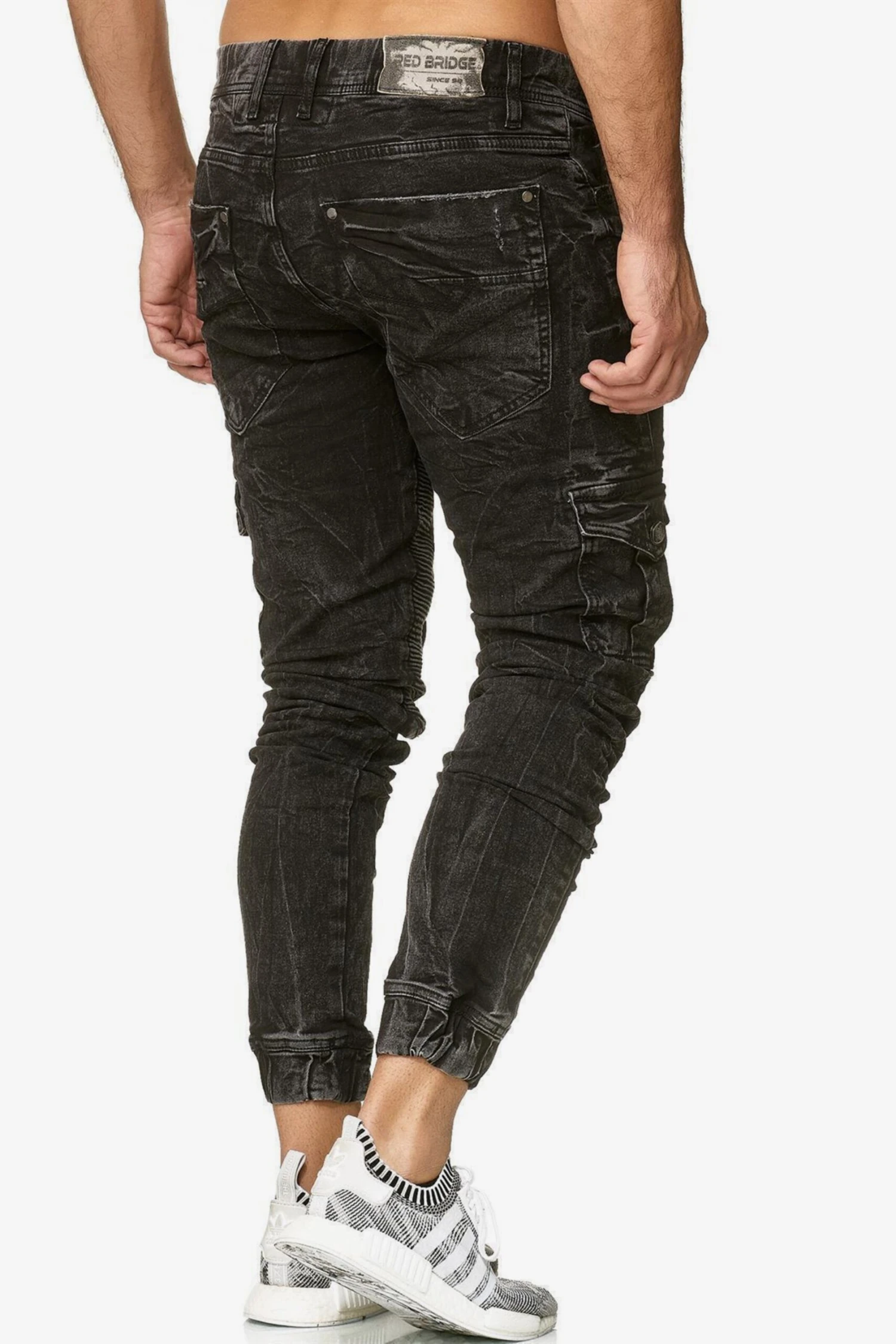 Jeans Tapered Jeans Heren Zwart 5 Jeans Tapered Jeans Heren Zwart - Afbeelding 5