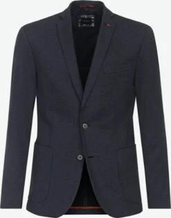 Venti Blazers Regular Fit Colbert Heren Zwart Gemêleerd