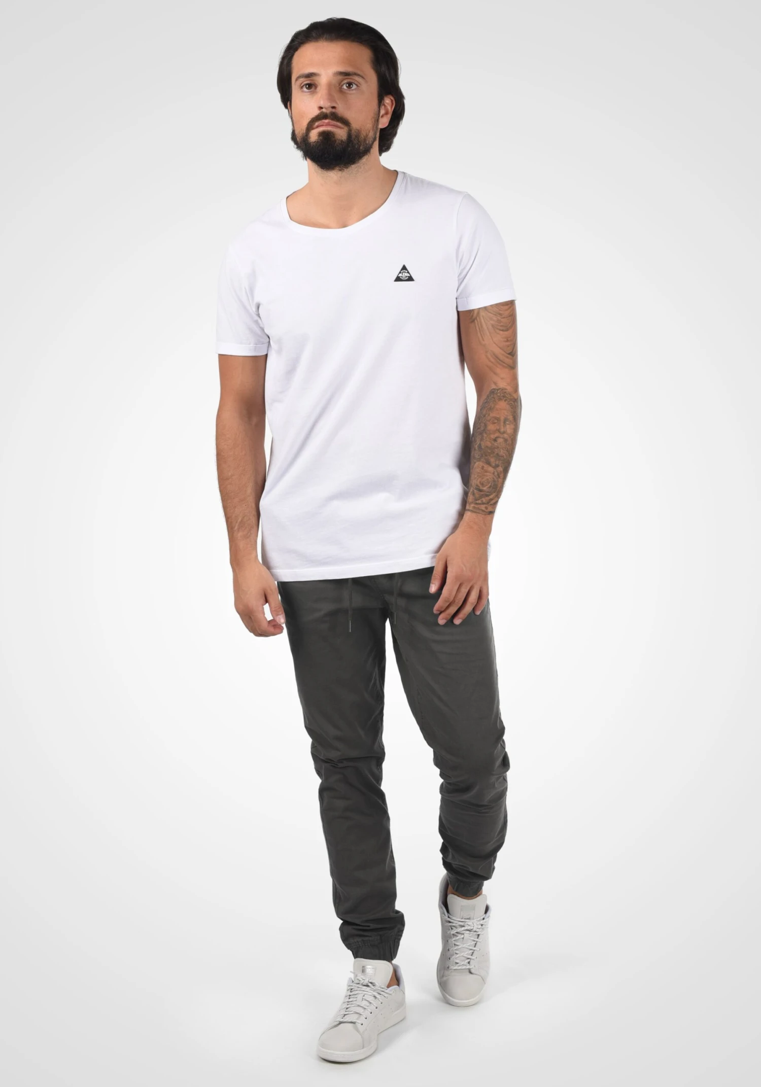 Solid Chinos Regular Chino THEREON Heren Grijs 3 Solid Chinos Regular Chino THEREON Heren Grijs - Afbeelding 3