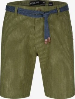 Indicode Jeans Chino Shorts Regular Chino Heren Groen