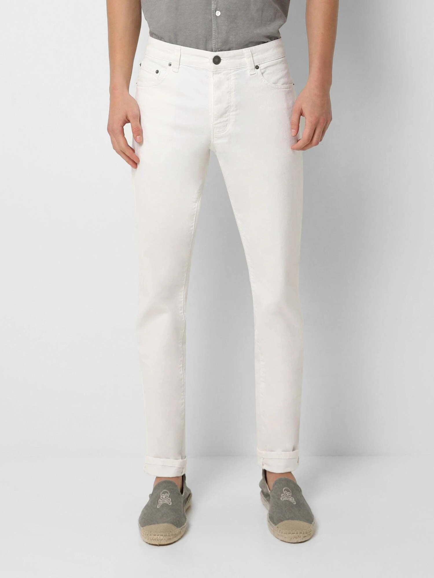 Scalpers Jeans Slimfit Jeans Heren Wit 2 Scalpers Jeans Slimfit Jeans Heren Wit - Afbeelding 2