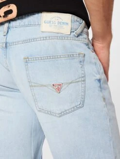 Guess Denim Shorts Regular Jeans Heren Lichtblauw -Herenkleding Winkel 4c28e454117b48888c63f5cc90615c29