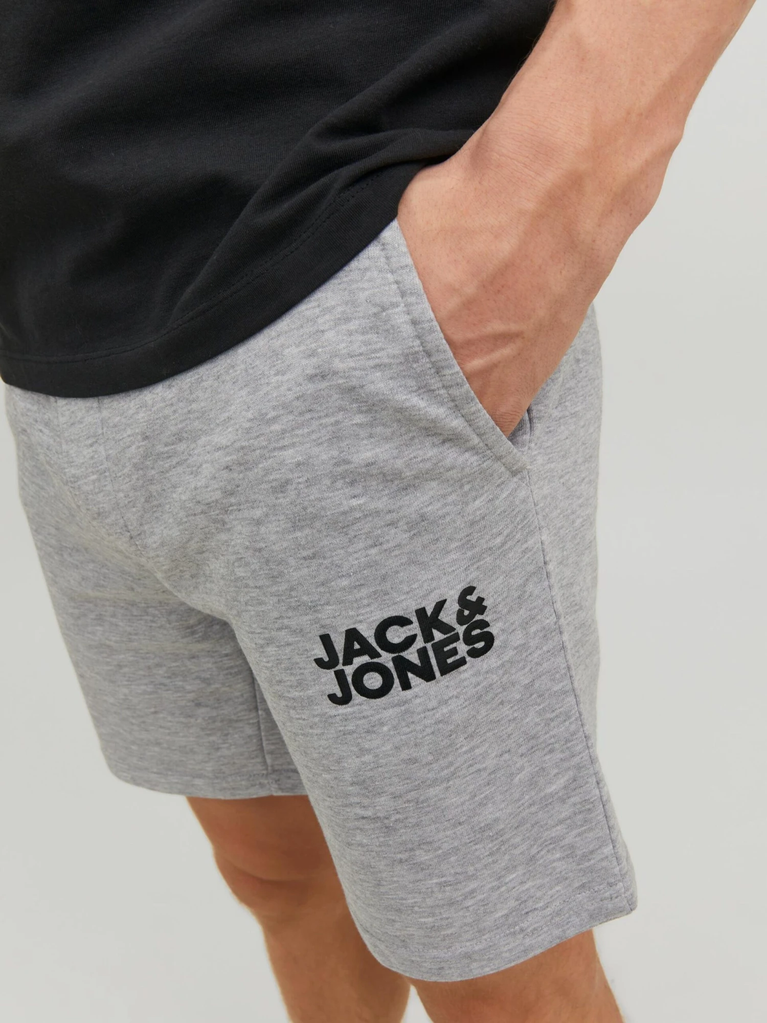 Jack & Jones Sweat Shorts Regular Broek BEX Heren Lichtgrijs 6 Jack & Jones Sweat Shorts Regular Broek BEX Heren Lichtgrijs - Afbeelding 6