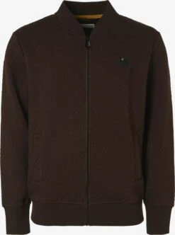 No-Excess Sweatvesten Sweatvest Heren Donkerbruin