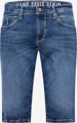 Camp David Denim Shorts Slimfit Jeans RO:BI Heren Blauw
