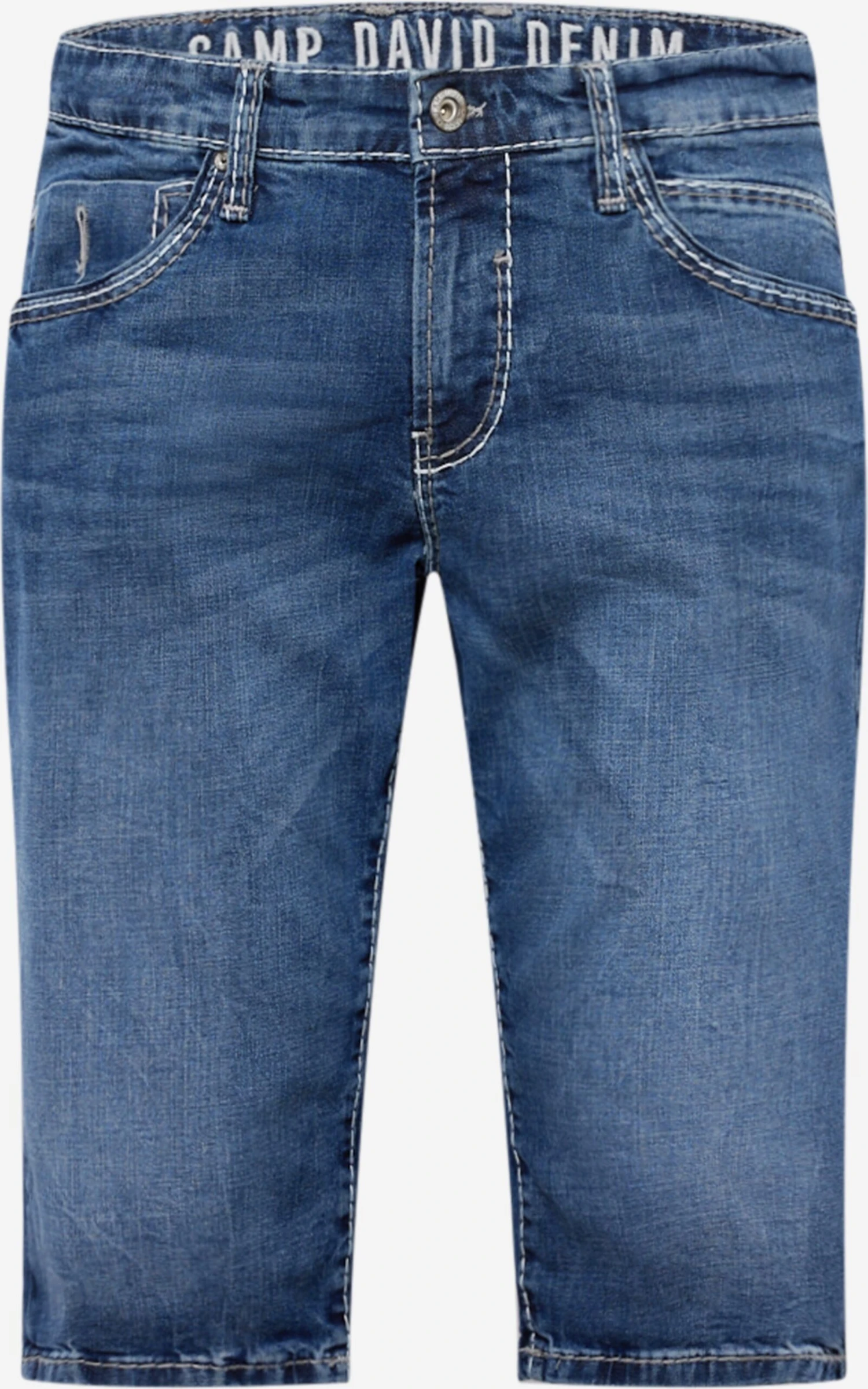 Camp David Denim Shorts Slimfit Jeans RO:BI Heren Blauw 1 Camp David Denim Shorts Slimfit Jeans RO:BI Heren Blauw
