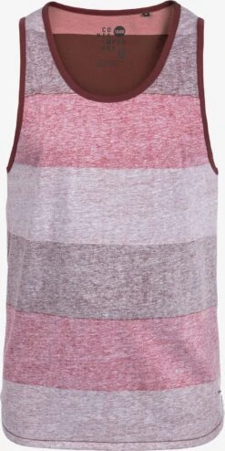 Solid Tanktops Shirt Charan Heren Rood
