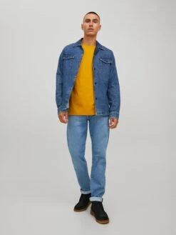 Jack & Jones Straight Regular Jeans Mike Heren Blauw -Herenkleding Winkel 5132bb99047c95fbac7964eaea267103