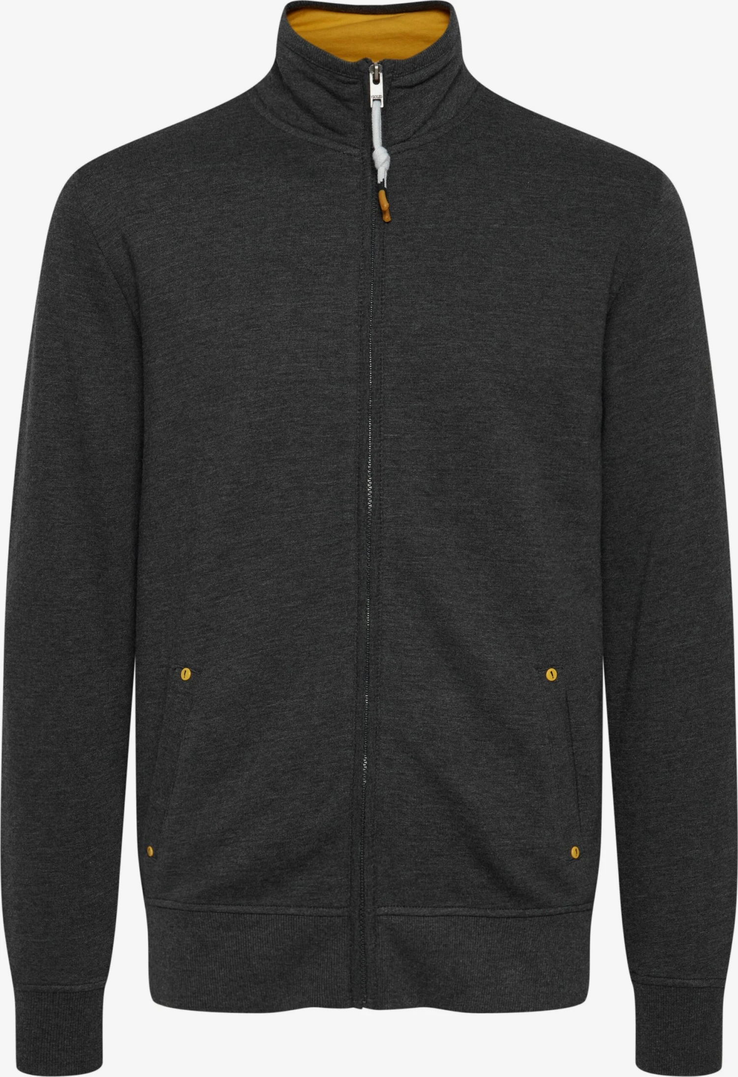 Solid Sweatvesten Sweatvest Heren Donkergrijs 1 Solid Sweatvesten Sweatvest Heren Donkergrijs