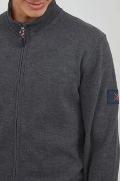 Indicode Jeans Sweatvesten Sweatvest Arcelio Heren Grijs -Herenkleding Winkel 55056d0ff402c4654303928db10c1d72