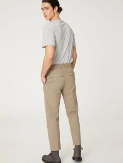 Pantalons Tapered Pantalon Elian Heren Lichtbruin -Herenkleding Winkel 5613766570b0a3547efd0c88e52d725b