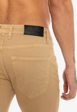 Jeans Skinny Jeans Saitama Colored Heren Bruin / Geel -Herenkleding Winkel 564f05eed13a6808db0daaf171bf4b15