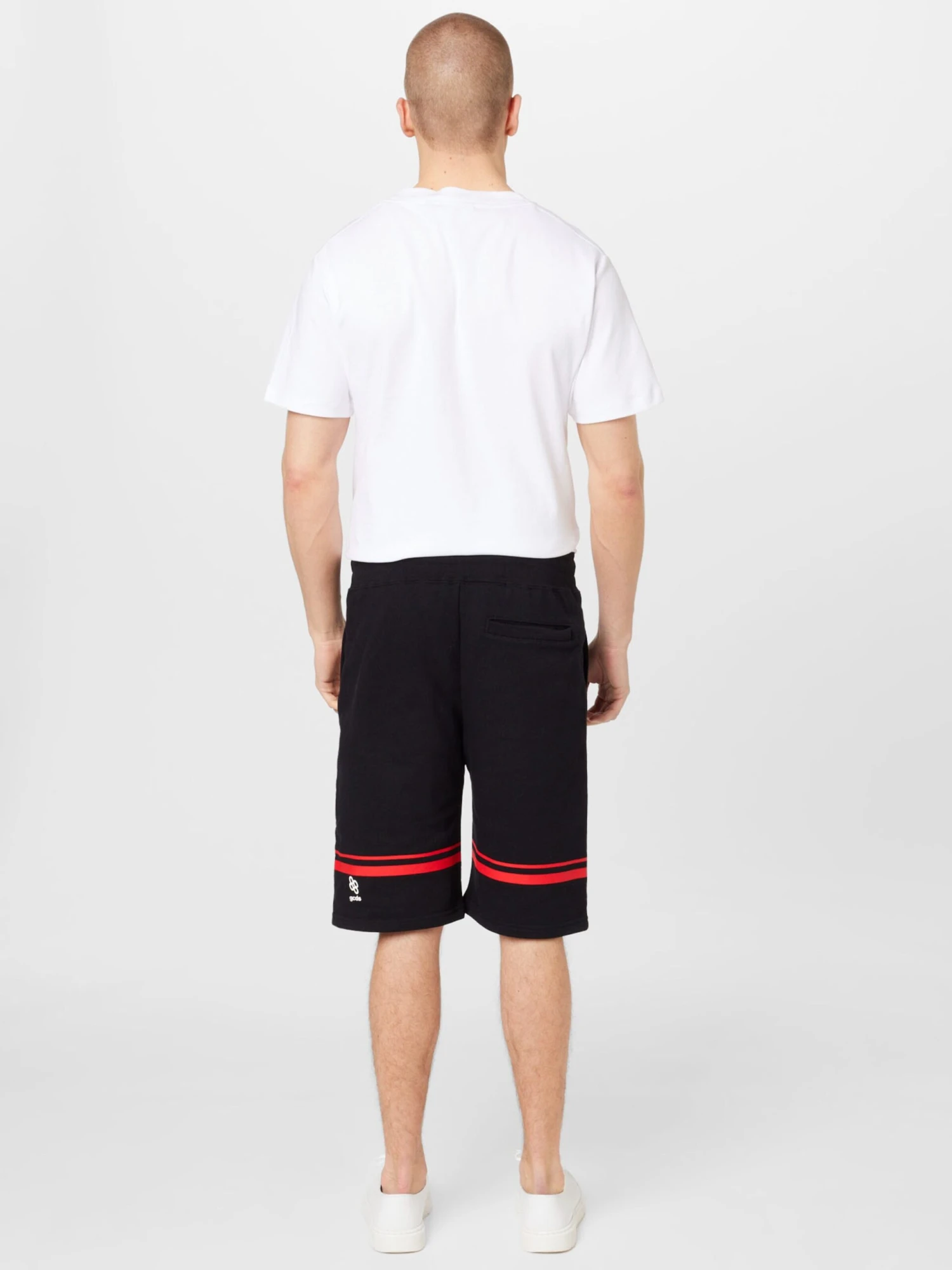 GCDS Sweat Shorts Loosefit Broek Heren Zwart 4 GCDS Sweat Shorts Loosefit Broek Heren Zwart - Afbeelding 4