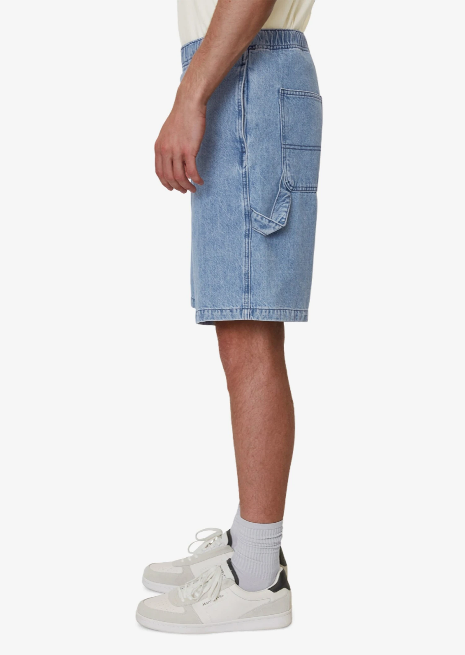 Marc O'Polo DENIM Denim Shorts Loosefit Broek Heren Blauw 3 Marc O'Polo DENIM Denim Shorts Loosefit Broek Heren Blauw - Afbeelding 3