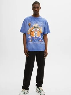 PULL & BEAR T-shirts Shirt Heren Lila -Herenkleding Winkel 588f83408f83cde3ee95c007470f0ad3