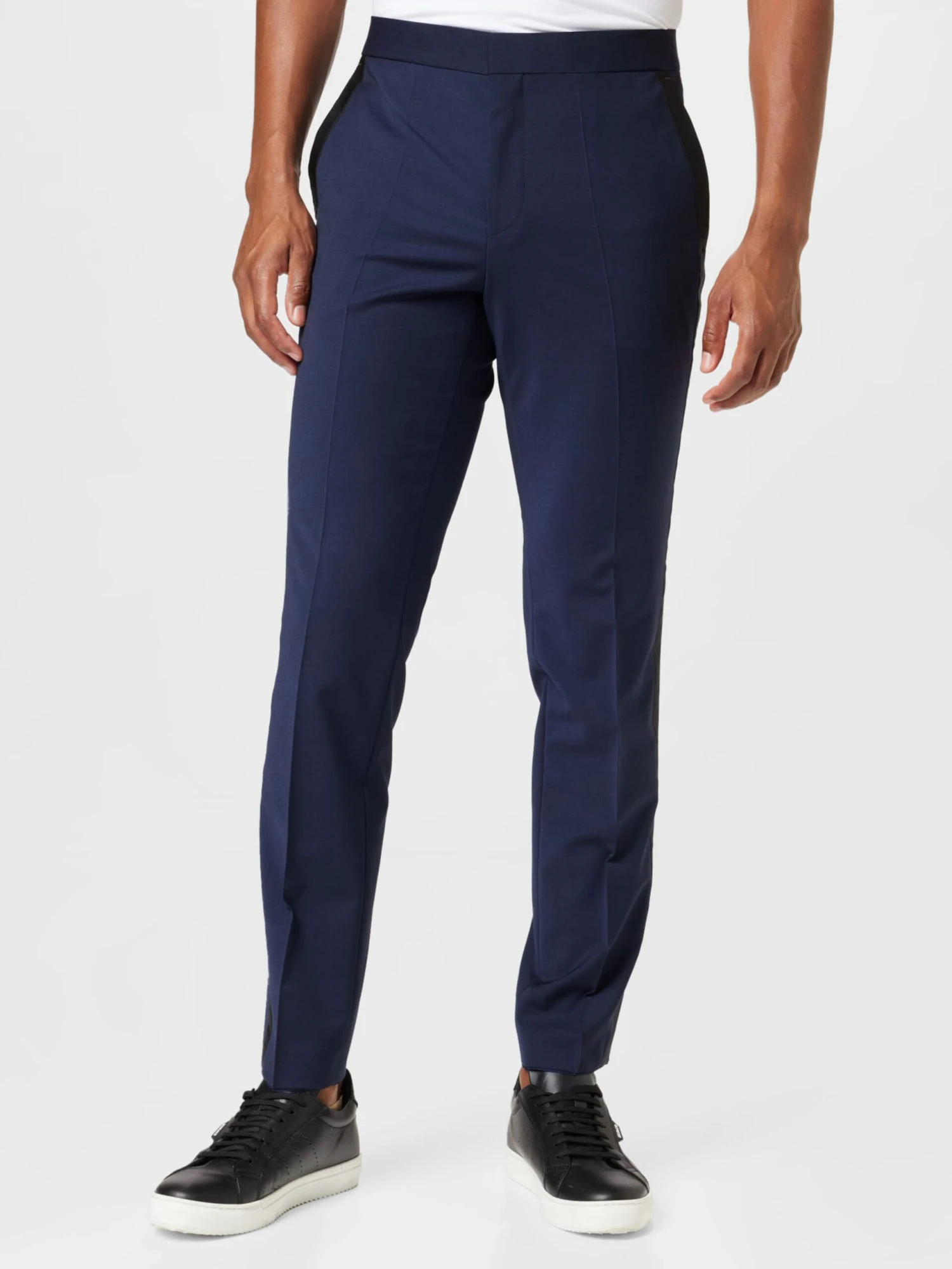 Hugo Pantalons Regular Pantalon Hesten Heren Navy 3 Hugo Pantalons Regular Pantalon Hesten Heren Navy - Afbeelding 3