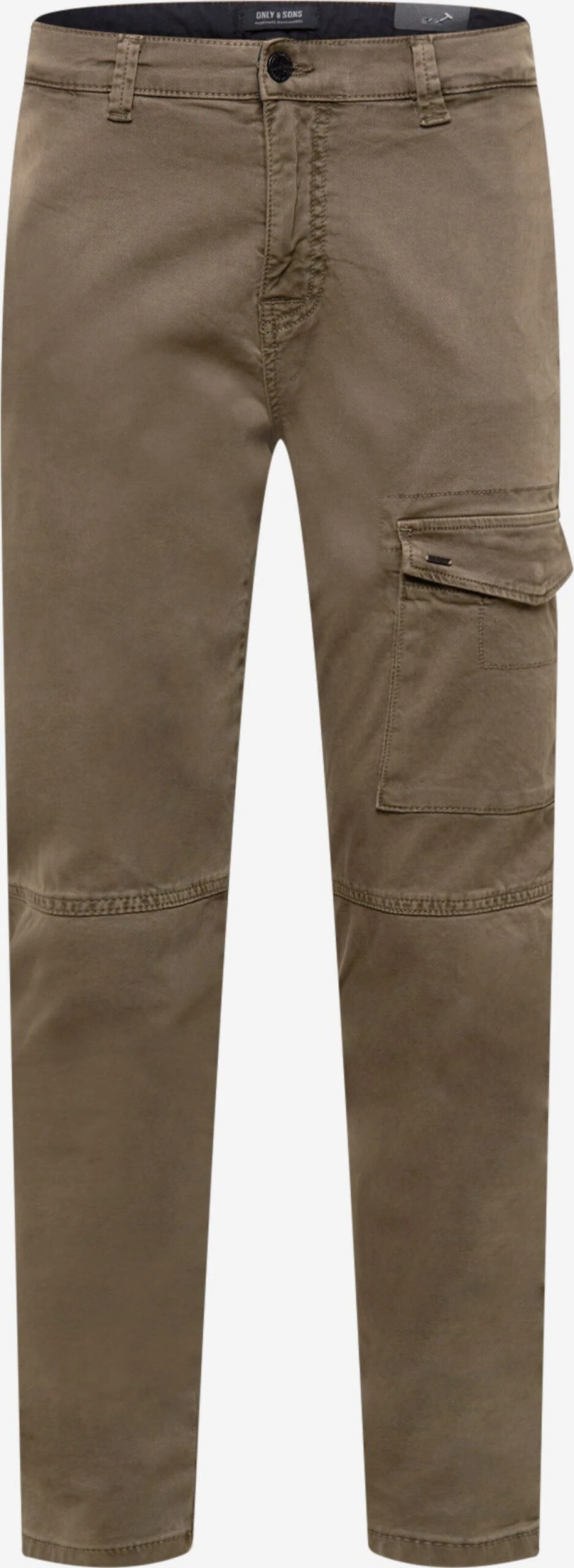 Only & Sons Cargobroeken Slimfit Cargobroek CANE Heren Kaki 1 Only & Sons Cargobroeken Slimfit Cargobroek CANE Heren Kaki