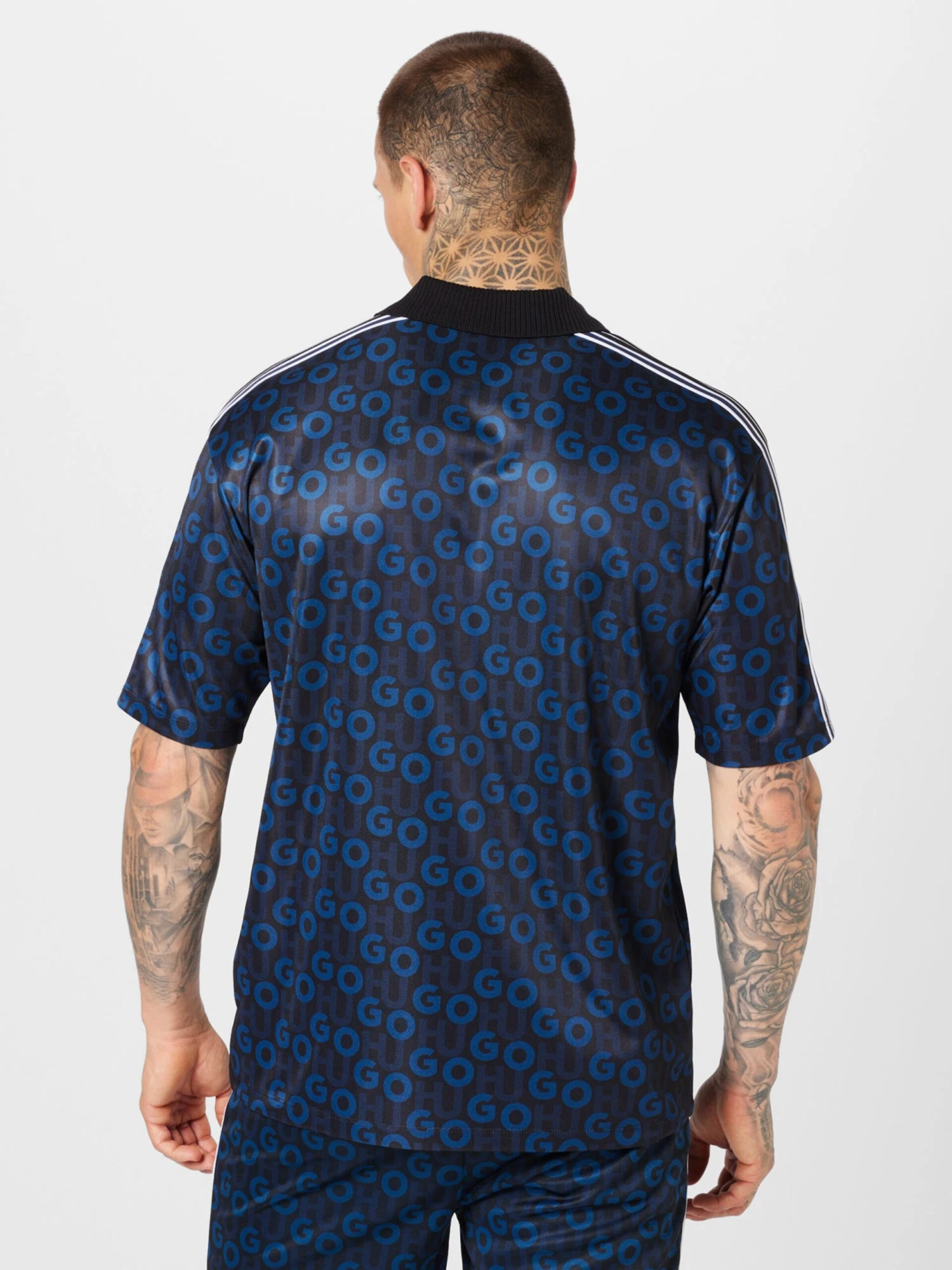 Hugo Polos Shirt Dunlun Heren Blauw / Marine / Nachtblauw 4 Hugo Polos Shirt Dunlun Heren Blauw / Marine / Nachtblauw - Afbeelding 4