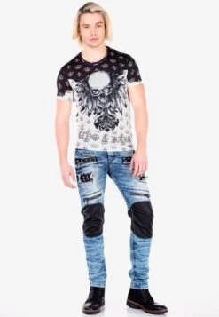 Cipo & Baxx Jeans Skinny Jeans CD342 Heren Blauw -Herenkleding Winkel 5b86ce7ba8741bacf4c6058ca6f2f385