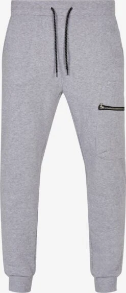 URBAN CLASSICS Sweatpants Tapered Broek Heren Grijs Gemêleerd