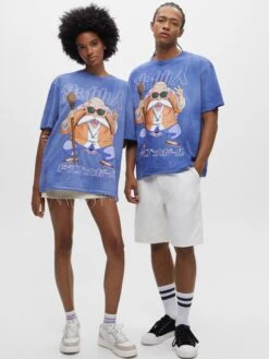 PULL & BEAR T-shirts Shirt Heren Lila -Herenkleding Winkel 5d835d6fea3221afeadac71eeb889bd4