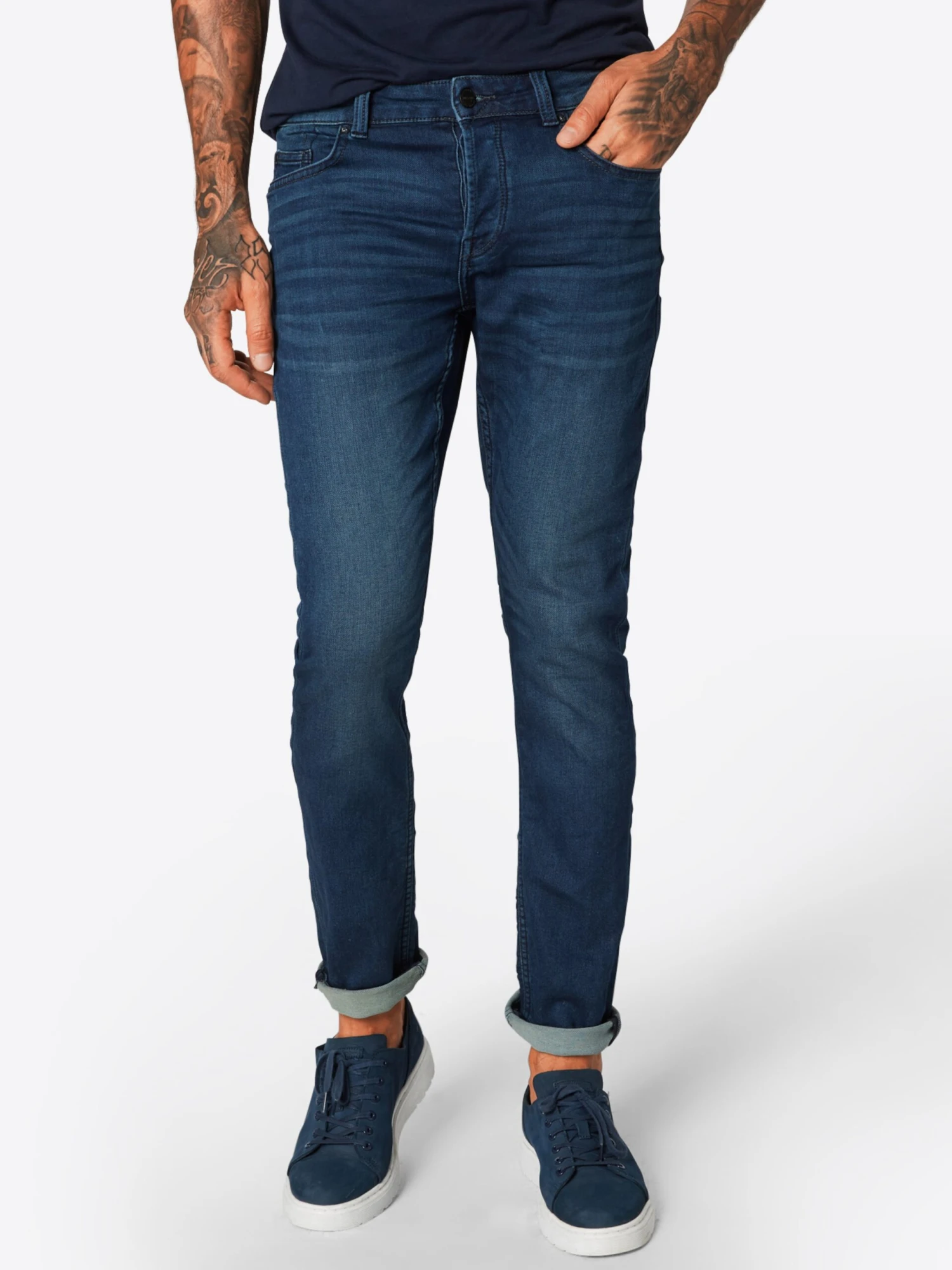 Only & Sons Jeans Skinny Jeans Loom Heren Donkerblauw 2 Only & Sons Jeans Skinny Jeans Loom Heren Donkerblauw - Afbeelding 2