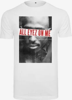 Mister Tee T-shirts Shirt 2Pac All Eyez On Me Heren Wit