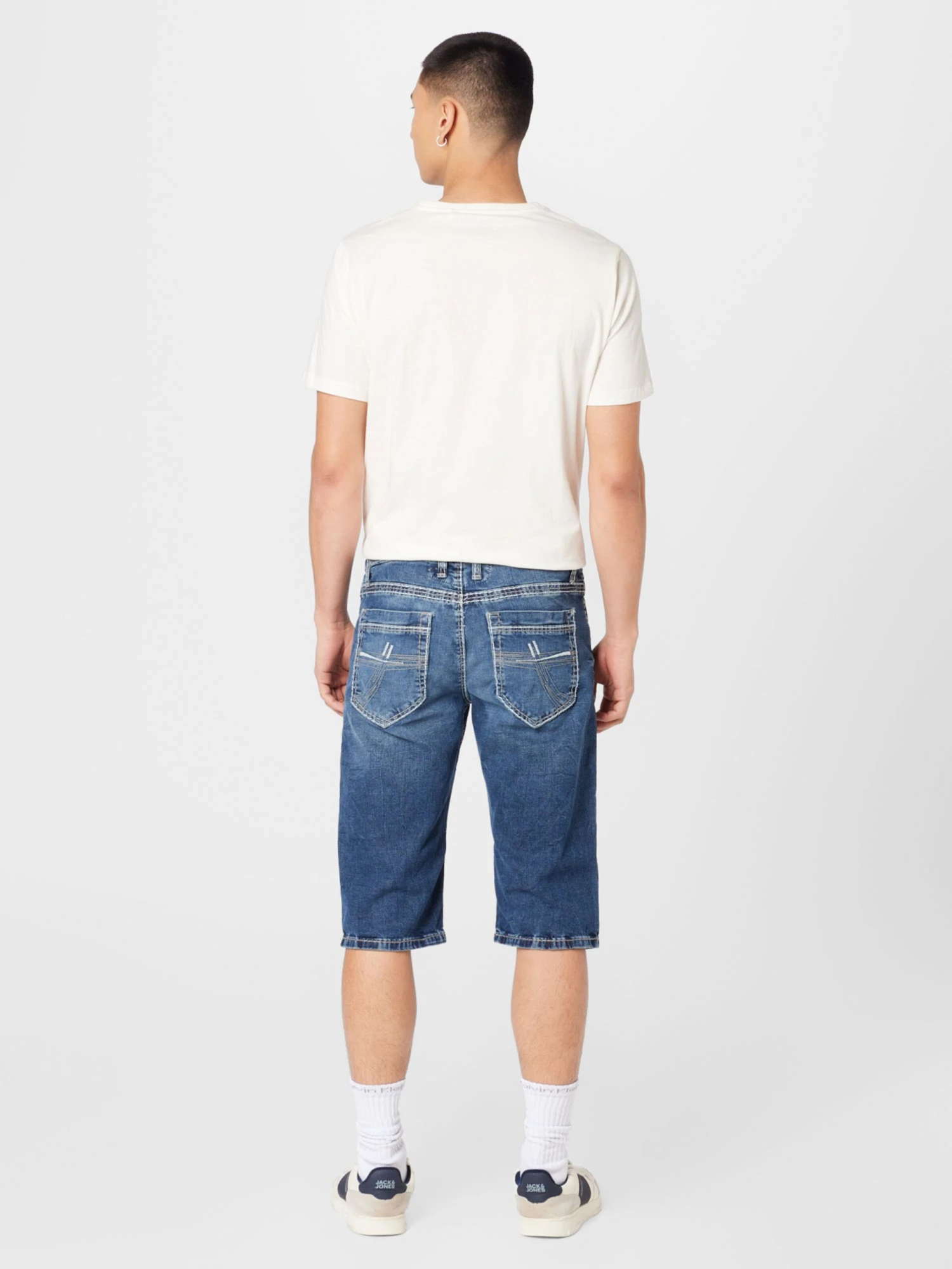 Camp David Denim Shorts Slimfit Jeans RO:BI Heren Blauw 3 Camp David Denim Shorts Slimfit Jeans RO:BI Heren Blauw - Afbeelding 3