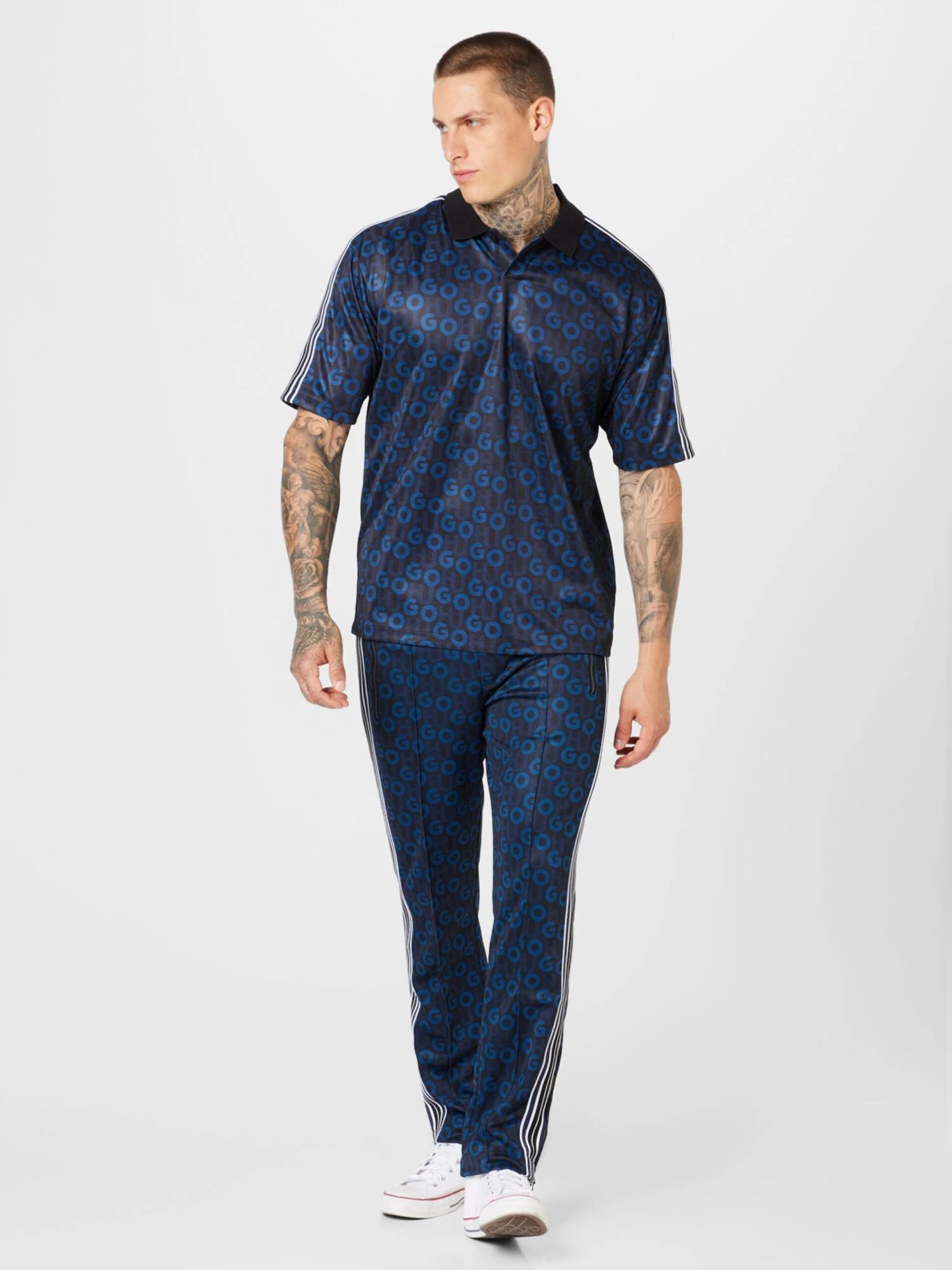 Hugo Polos Shirt Dunlun Heren Blauw / Marine / Nachtblauw 5 Hugo Polos Shirt Dunlun Heren Blauw / Marine / Nachtblauw - Afbeelding 5