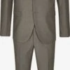 Pakken & Kostuums Slimfit Pak Heren Taupe