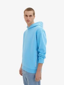 TOM TAILOR Denim Hoodies Sweatshirt Heren Lichtblauw -Herenkleding Winkel 644810ae2ad142b0cc0cd6a52f99dc6b