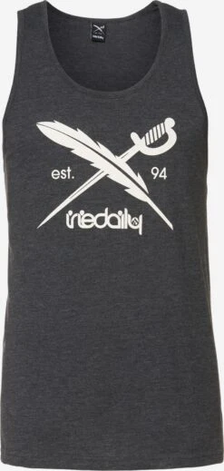 Iriedaily Tanktops Shirt Daily Flag Heren Antraciet