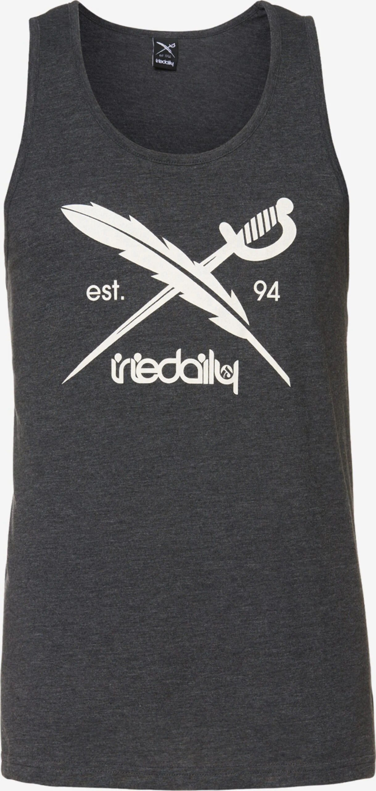 Iriedaily Tanktops Shirt Daily Flag Heren Antraciet 1 Iriedaily Tanktops Shirt Daily Flag Heren Antraciet