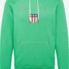 Gant Hoodies Sweatshirt Heren Groen